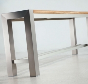 Wesco Tablon Hochbankgestell HB20, Aluminium, 3032152