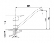 Blancovitis Niederdruck Chrom, 516991