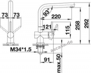 Blancolomis Edelstahl geb�rstet, 518718