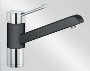 BLANCOZENOS Silgranit-Look 2-farbig, Farbe felsgrau/chrom, 518783