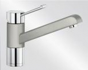 BLANCOZENOS Silgranit-Look 2-farbig, Farbe champagner/chrom, 517810