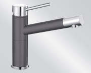 BLANCOALTA Compact Silgranit-Look, 2-farbig, Farbe felsgrau/chrom, 518810