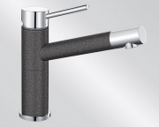 BLANCOALTA Compact Silgranit-Look, 2-farbig, Farbe champagner/chrom, 515319