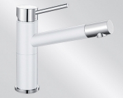 BLANCOALTA Compact Silgranit-Look, 2-farbig, Farbe tartufo/chrom, 517633