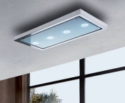 ascasa Amadeus 120, Edelstahl / Glas, Deckenhaube mit Motor, 8820. Mit 5 Jahren Garantie!