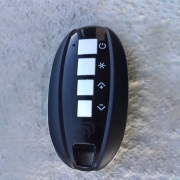 ascasa Amadeus 120, Edelstahl / Glas, Deckenhaube mit Motor, 8820. Mit 5 Jahren Garantie!