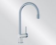 BLANCOFILO-S Silgranit-Look (zweifarbig) silgranitweiss/Edelstahl finish, 512754