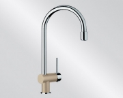 BLANCOFILO-S Silgranit-Look (zweifarbig) champagner/chrom, 513990