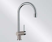 BLANCOFILO-S Silgranit-Look (zweifarbig) perlgrau/chrom, 520742