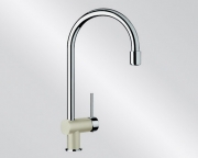 BLANCOFILO-S Silgranit-Look (zweifarbig) tartufo/chrom, 517636