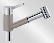 BLANCOTIVO-S Silgranit-Look, Niederdruck, Farbe felsgrau/chrom, 518799