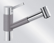 BLANCOTIVO-S Silgranit-Look, Niederdruck, Farbe cafe/chrom, 518432