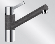 BLANCOTIVO Silgranit-Look Hochdruck, 2-farbig, Farbe silgranitweiss/chrom, 517603