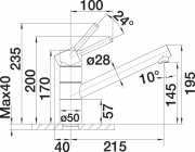 BLANCOTIVO Silgranit-Look Niederdruck, 2-farbig, Farbe silgranitweiss/chrom, 518418