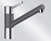 BLANCOTIVO Silgranit-Look Niederdruck, 2-farbig, Farbe silgranitweiss/chrom, 518418