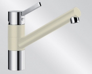 BLANCOTIVO Silgranit-Look Niederdruck, 2-farbig, Farbe tartufo/chrom, 518423