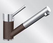 BLANCOANTAS-S Silgranit-Look, 2-farbig, Niederdruck, Farbe cafe/chrom, 516773