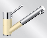 BLANCOANTAS-S Keramik-Look, 2-farbig, Farbe kristallweiss glnzend/chrom, 516069