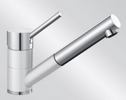 BLANCOANTAS-S Keramik-Look, 2-farbig, Farbe kristallweiss glnzend/chrom, 516069