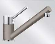 BLANCOANTAS Silgranit-Look Hochdruck, 2-farbig, Farbe felsgrau/chrom, 518796