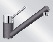 BLANCOANTAS Silgranit-Look Niederdruck, 2-farbig, Farbe champagner/chrom, 516107