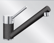 BLANCOANTAS Silgranit-Look Niederdruck, 2-farbig, Farbe perlgrau/chrom, 520732