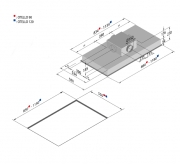 ascasa Otello 90, Deckenhaube mit Motor, 8491. Mit 5 Jahren Garantie!