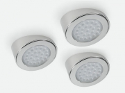 LUMICA Slash 1 Farbwechsel LED Set mit Fernbedienungsset, edelstahlfarbig