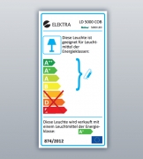 LUMICA 5000 LED ohne Schalter, edelstahlfarbig