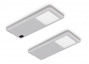 LUMICA Yolo 1 LED Set mit Schalter, edelstahlfarbig