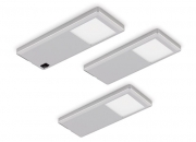 LUMICA Yolo 1 LED Set mit Schalter, edelstahlfarbig