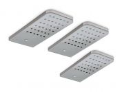 LUMICA Flip LED Set mit LED Touch Schalter u. Dimmer, edelstahlfarbig