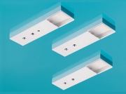 LUMICA Trave II LED Set mit LED Touch Schalter u. Dimmer, edelstahlfarbig