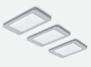 LUMICA Hull Farbwechsel LED Set mit LED Touch Schalter u. Dimmer, edelstahlfarbig