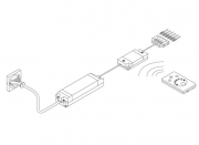 LUMICA Farbwechsel LED Fernbedienungsset fr 2er und 3er Set