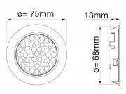 LUMICA Nova Farbwechsel LED Set mit LED Touch Schalter u. Dimmer, edelstahlfarbig