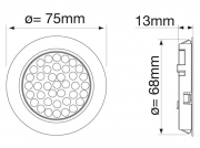LUMICA Nova R LED, edelstahlfarbig
