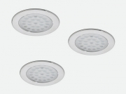 LUMICA Pixel 1 Farbwechsel LED Set mit Fernbedienungsset, edelstahlfarbig