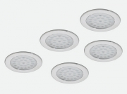 LUMICA Pixel 1 Farbwechsel LED Set mit Fernbedienungsset, edelstahlfarbig