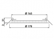 LUMICA Plana LED, wei