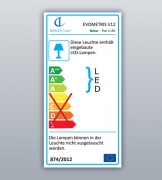 LUMICA Run 1 LED mit Schalter, Edelstahl, neutralwei