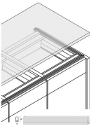LUMICA Lichtprofil Farbwechsel LED, alufarbig