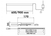 LUMICA Terreno LED, alufarbig