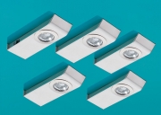 LUMICA Covo Set mit Schalter, Edelstahl