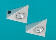 LUMICA Triplo Set mit Schalter, Edelstahl