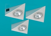 LUMICA Triplo Set mit Schalter, Edelstahl