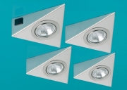 LUMICA Triplo Set mit Schalter, Edelstahl