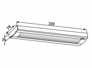 LUMICA Lucia 1 mit Schalter, alufarbig