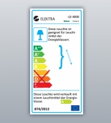 LUMICA Lucia 1 mit Schalter, alufarbig