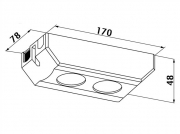 LUMICA Lucia Zentralschalter, alufarbig